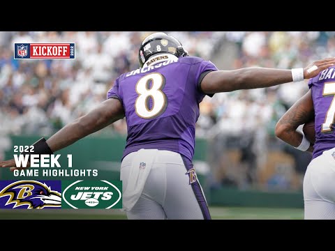 Baltimore Ravens vs. New York Jets Highlights | Week 1 2022 Game Highlights