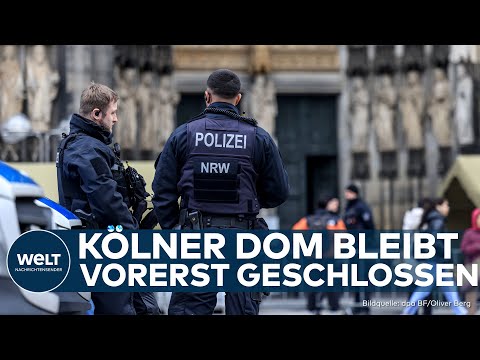 TERRORALARM IN K&Ouml;LN: Verd&auml;chtige bleibt vorerst in Polizeigewahrsam &ndash; K&ouml;lner Dom weiter geschlossen