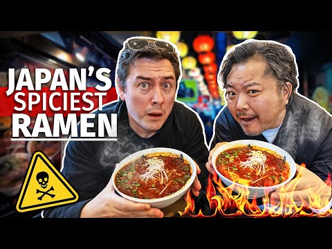 I Tried Japan's SPICIEST Ramen 🍜 6,000 Calories in a Day