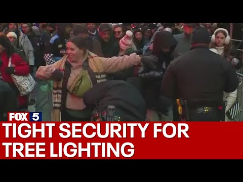 Tight security for Rockefeller Center tree lighting