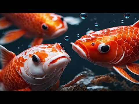 Attracting Abundance TV Art Framed &amp; Screensavers | Koi fish TV Art 💸