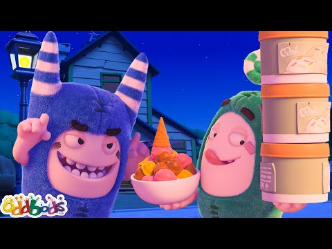 Somethings Amiss In Oddsville | Oddbods - Food Adventures | Cartoons for Kids