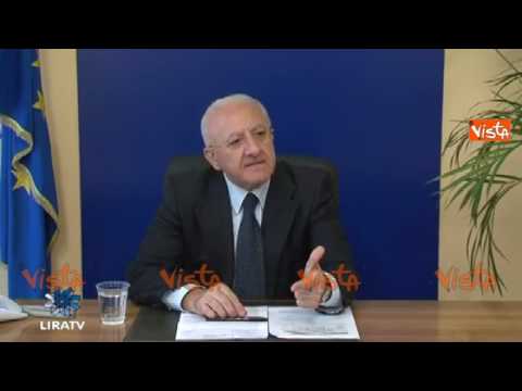 De Luca a Di Maio: &quot;Luigino mi ha disturbato la cena&quot;