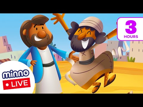 🔴 3 Hours of Bible Stories for Kids (Jesus, Creation, Fruit of the Spirit, Armor of God, &amp; MORE!)