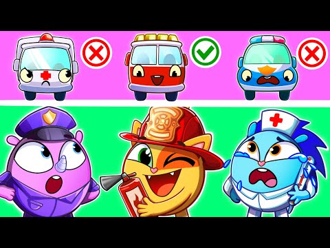 Live Stream || Professions for Kids | Brave Rescue Team+More Funny Cartoons for Kids by 4 Friends