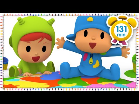 🎨 POCOYO in ENGLISH -  Learn to Paint [ 131 minutes ] Full Episodes | VIDEOS and CARTOONS for KIDS