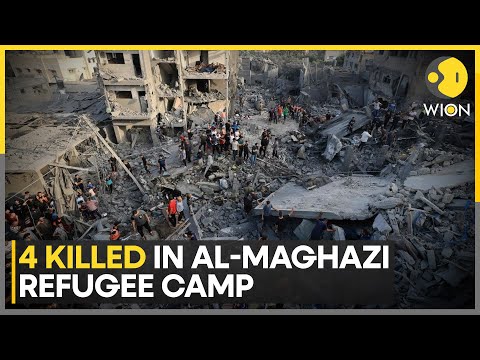 Israel-Hamas War: Four killed in Israeli strikes in the Al-Maghazi Refugee camp | WION