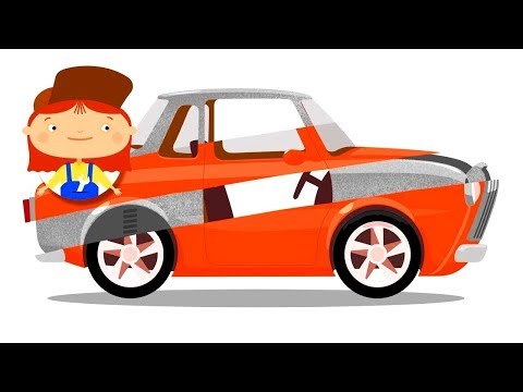 Doctor McWheelie - A Cartoon for Babies. A Rusty Car for Kids