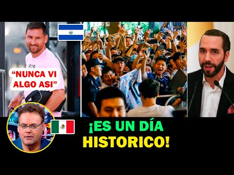 &iexcl;PERIODISTAS MEXICANOS Y SALVADORE&Ntilde;OS NO PUEDEN CREER LO QUE GENERA MESSI EN EL SALVADOR!!