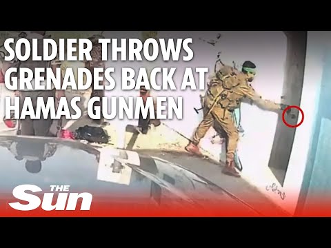 Brave British-Israeli soldier throws seven grenades back at Hamas terrorists