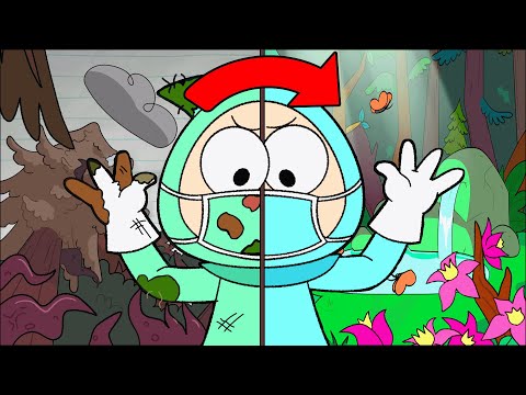 Dirty Forest Vs Clean Forest! | Boy &amp; Dragon | Cartoons For Kids | Wildbrain Toons