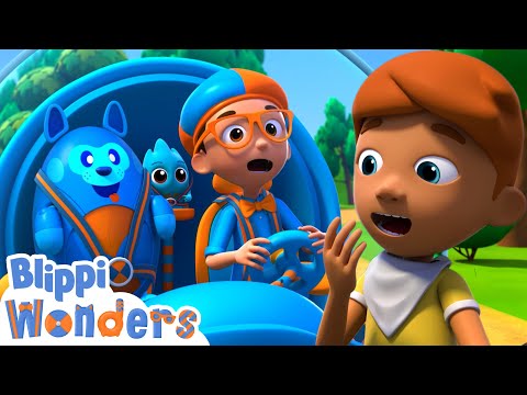 Blippi Burps! 🤭 | Blippi Wonders Magic Stories and Adventures for Kids | Moonbug Kids