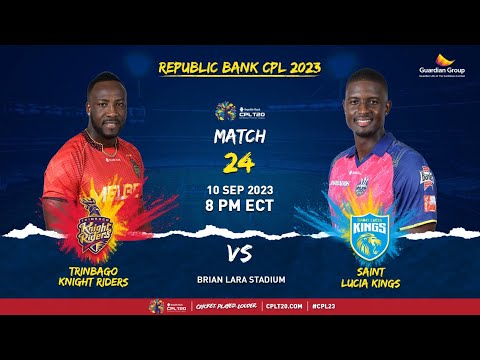 LIVE | Saint Lucia Kings vs Trinbago Knight Riders | CPL 2023