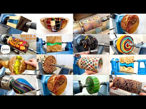 Woodturning - The Best 20 Epoxy Resin Woodturning Video's Of All Time