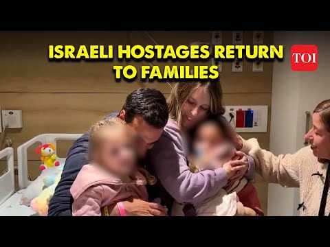 Israel Hamas War VIDEO OF THE DAY: Families reunited with their children held by Hamas and Israel