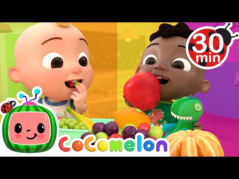 Rainbow Color Yes Yes Fruits Song | CoComelon Nursery Rhymes &amp; Kids Songs