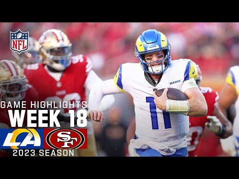 Los Angeles Rams vs. San Francisco 49ers | 2023 Week 18 Game Highlights