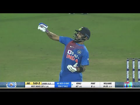 Virat Kohli 94* (50) vs West Indies 1st T20I 2019 Hyderabad (Ball By Ball)