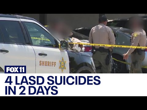 4 suicides in 2 days reported in LA County Sheriff's Department