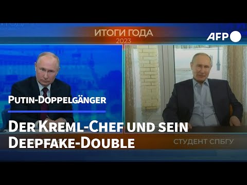 Putin und sein Deepfake-Double: Es kann nur einen geben | AFP