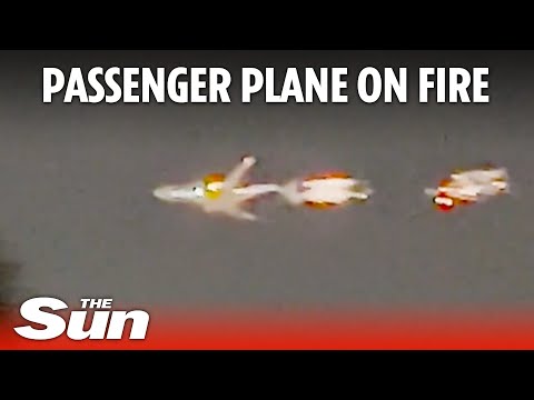 Passenger Boeing 747-8 plane catches FIRE mi-air forcing emergency landing at Miami Airport