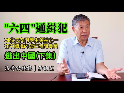 張伯笠&bull;逃亡記(下集)：逃到香港偷渡費50萬有組織支付？最終如何順利抵達美國？┃洛奇訪談錄