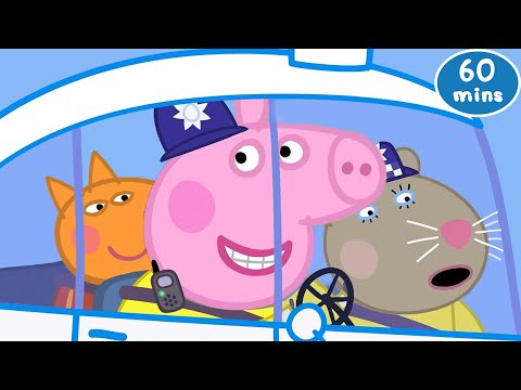 Peppa Drives a Police Car 🐷 🚔 We Love Peppa Pig