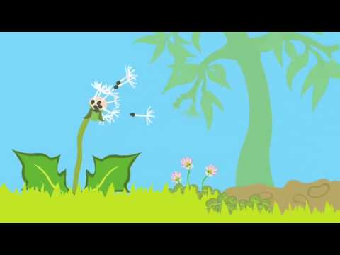 Dandelion life cycle animation