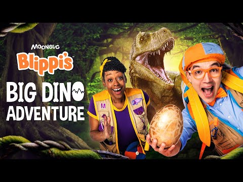 Blippi's Big Dino Adventure! Full Dinosaur MOVIE with Blippi and Meekah!