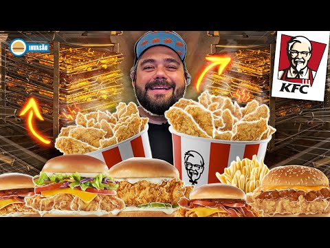 COMO FUNCIONA A COZINHA DO KFC - INVAS&Atilde;O HAMB&Uacute;RGUER PERFEITO