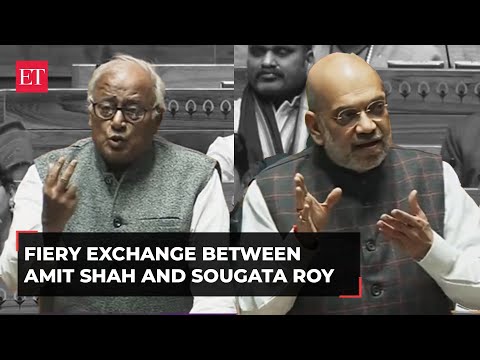 Amit Shah vs Sougata Roy: Barbs traded over TMC's stand on SP Mukherjee, SC's verdict on Art 370