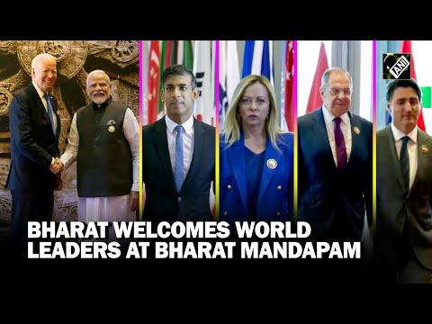 World leaders arrive at the Bharat Mandapam in Delhi for G20 Leaders&amp;rsquo; Summit