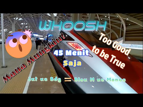 Kareta Api Cepat Jakarta Bandung. Bullet Train Indonesia