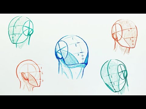 How to Easily Draw Heads | Understanding the Loomis Method