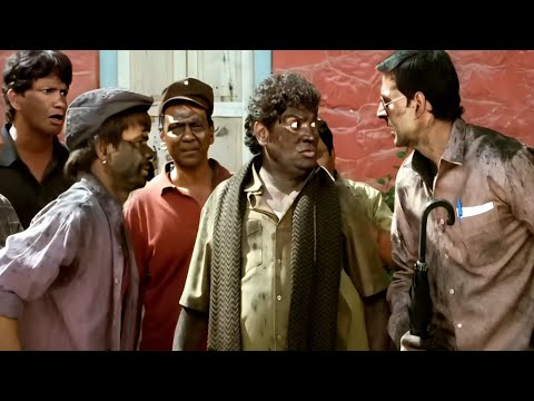 Johnny Lever Comedy - पूरा काला हो गया रे बाबा कुछ दिख नहीं रहा रे | Rajpal Yadav Comedy | HD