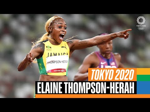 🏃&zwj;♀️ The BEST of Elaine Thompson-Herah 🇯🇲 at the Olympics