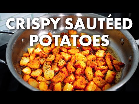 The BEST Crispy Saut&eacute;ed Potatoes