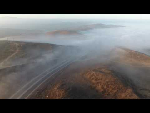 Stunning Drone 4K Footage of For rolling at Chino Hills