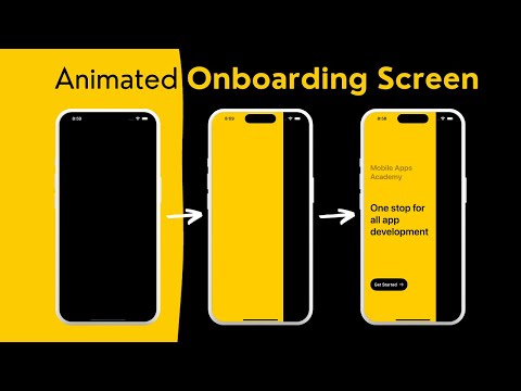 Animated Onboarding Screen | SwiftUI Tutorial