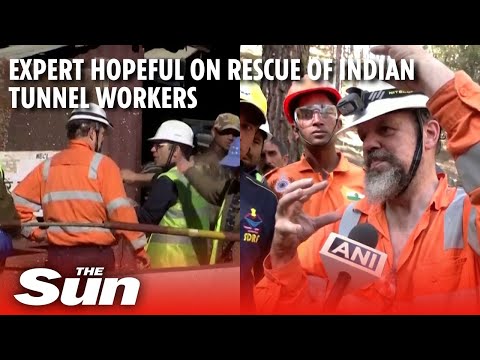 Expert hopeful on rescue of Indian tunnel workers