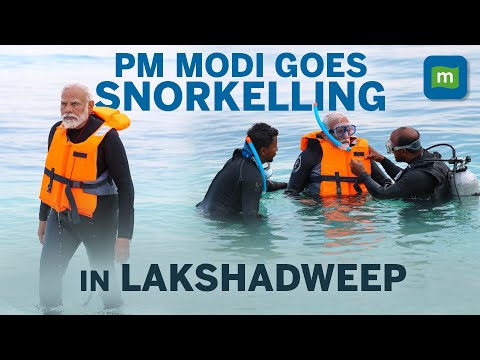 Prime Minister Narendra Modi Goes Snorkelling in Lakshadweep Before Diving into LS Elections of 2024