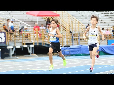 11-Year-Old Clocks INSANE 3k Record At 2022 AAU Junior Olympics!