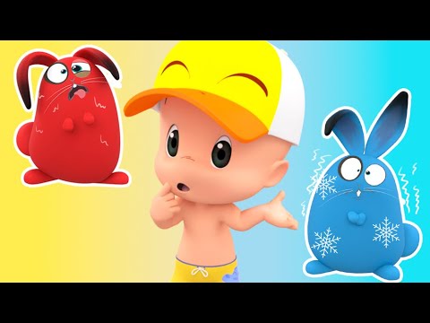 Learn with Cuquin and hot vs cold | Educational videos