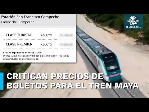 Tren Maya, &iquest;s&oacute;lo para &quot;fif&iacute;s&quot;?; precio del boleto desata cr&iacute;ticas en redes