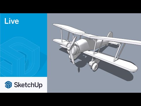 Modeling a Wooden Airplane with Tyson, Live!