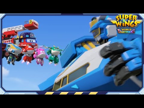 [SUPERWINGS6 Comp] World Robot vs Golden Robot and more | Superwings World Guardians | S6 EP21-30