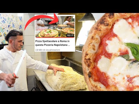 How to Make Neapolitan Pizza Dough (biga recipe) in a Neapolitan Pizzeria in Rome, Italy 🇮🇹