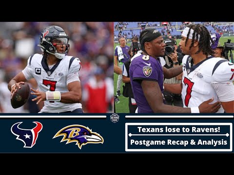 Houston Texans lose to Ravens 25-9: Postgame Recap &amp; Analysis