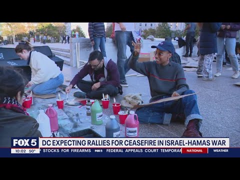 Thousands expected to attend pro-Palestine march in DC for ceasefire in Israel-Hamas war