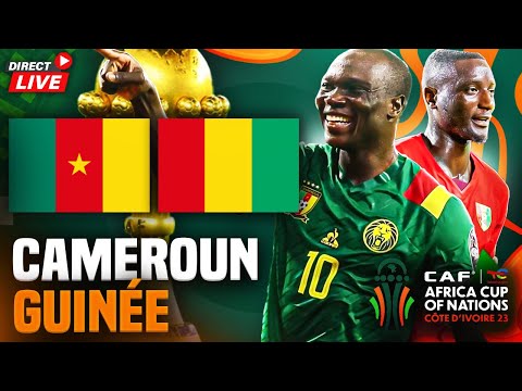 🔴🇨🇲🇬🇳 CAMEROUN - GUINEE /🔥🇨🇲LES LIONS INDOMPTABLES VS LE SYLI NATIONAL🇬🇳 / can 2024 / can 2023